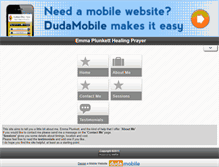 Tablet Screenshot of emmaplunketthealingprayer.com